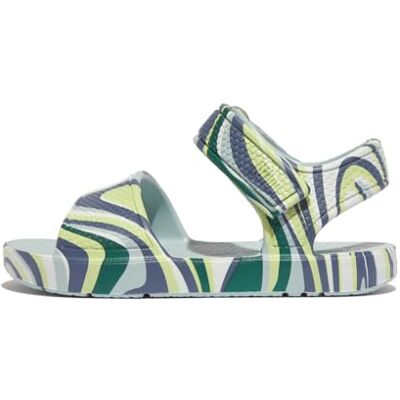 fitflop Iqushion Swirly Ergonomic B/S Sandalen voor kinderen, uniseks, kinderen, Blauw, 26 EU fitflop Iqushion Swirly Ergonomic B/S Sandalen voor kinderen, uniseks, kinderen, Blauw, 26 EU