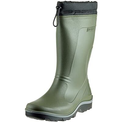 Spirale Stratos Warm Fleece Groene Unisex Regenlaarzen - Maat UK 6 Spirale Stratos Warm Fleece Groene Unisex Regenlaarzen - Maat UK 6