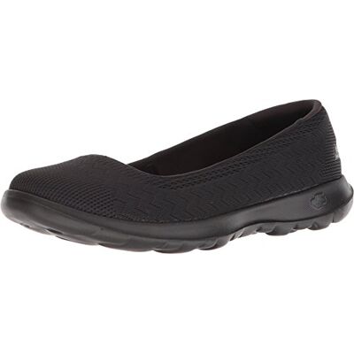 Skechers Women's Go Walk Lite Ballet Flats, Black, 9.5 Regular US Skechers Women's Go Walk Lite Ballet Flats, Black, 9.5 Regular US