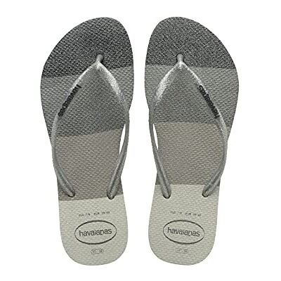 Havaianas Slim Palette Glow (Mini Me), teenslippers voor meisjes, wit, 27/28 EU Havaianas Slim Palette Glow (Mini Me), teenslippers voor meisjes, wit, 27/28 EU