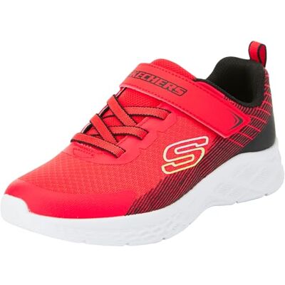 Skechers unisex-kind MICROSPEC II ZOVRIX, Rood/Zwart, 11 Little Kid Skechers unisex-kind MICROSPEC II ZOVRIX, Rood/Zwart, 11 Little Kid