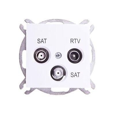 Sentia Gniazdo antenowe RD/TV/SAT/SAT końcowe - Antenna Socket Sentia Gniazdo antenowe RD/TV/SAT/SAT końcowe - Antenna Socket