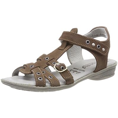 DMLNG Däumling Meisjes Maxi Peep-Toe, braun turino tartuffo, 33 EU DMLNG Däumling Meisjes Maxi Peep-Toe, braun turino tartuffo, 33 EU