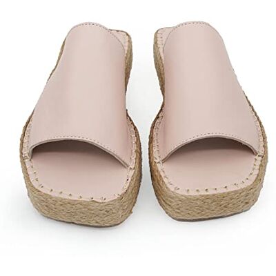 Bonateks Dames DERBTRLK100224 Wedge sandaal, beige, 39 EU, beige, 39 EU Bonateks Dames DERBTRLK100224 Wedge sandaal, beige, 39 EU, beige, 39 EU
