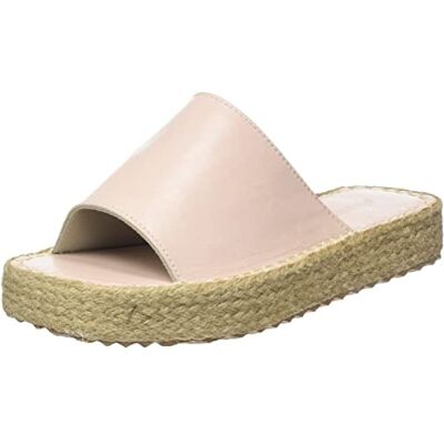 Bonateks Dames DERBTRLKY100221 Wedge sandaal, beige, 36 EU, beige, 36 EU Bonateks Dames DERBTRLKY100221 Wedge sandaal, beige, 36 EU, beige, 36 EU