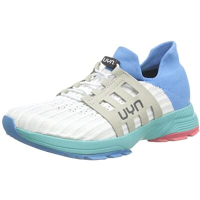 UYN Washi XC Turquoise Sole Sneakers voor dames, wit blauw, 38 EU, wit blauw, 38 EU UYN Washi XC Turquoise Sole Sneakers voor dames, wit blauw, 38 EU, wit blauw, 38 EU