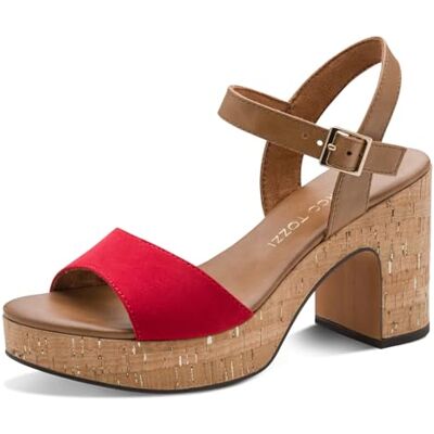 MARCO TOZZI Dames 2-28008-42 sandalen, rood, 40 EU, rood, 40 EU MARCO TOZZI Dames 2-28008-42 sandalen, rood, 40 EU, rood, 40 EU