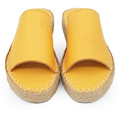 Bonateks Dames DERBTRLK100329 Wedge Sandal, oranje, 39 EU, oranje, 39 EU Bonateks Dames DERBTRLK100329 Wedge Sandal, oranje, 39 EU, oranje, 39 EU