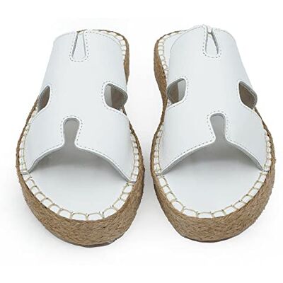 Bonateks Dames DERBTRLKY100258 Wedge Sandaal, wit, 38 EU, wit, 38 EU Bonateks Dames DERBTRLKY100258 Wedge Sandaal, wit, 38 EU, wit, 38 EU
