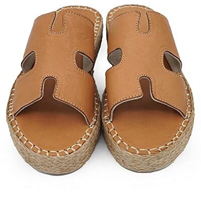 Bonateks Dames DERBTRLKY100266 Wedge Sandaal, Brown, 36 EU, bruin, 36 EU Bonateks Dames DERBTRLKY100266 Wedge Sandaal, Brown, 36 EU, bruin, 36 EU