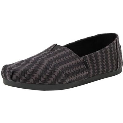 TOMS Alpargata Cloudbound instappers voor dames, Zwarte Driehoek Geweven, 38.5 EU TOMS Alpargata Cloudbound instappers voor dames, Zwarte Driehoek Geweven, 38.5 EU