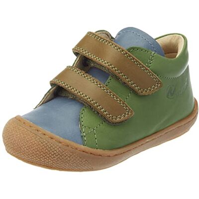 Naturino Cocoon Vl Babyschoenen voor jongens, hemelsblauw kaki, 18 EU Naturino Cocoon Vl Babyschoenen voor jongens, hemelsblauw kaki, 18 EU