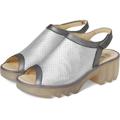 Fly London Dames TEIF577FLY Sandaal, Zilver/Plomo, 8 UK, Zilver Plomo, 41 EU Fly London Dames TEIF577FLY Sandaal, Zilver/Plomo, 8 UK, Zilver Plomo, 41 EU