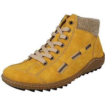 Rieker Dames L7543 hoge sneakers, geel, 38 EU Rieker Dames L7543 hoge sneakers, geel, 38 EU