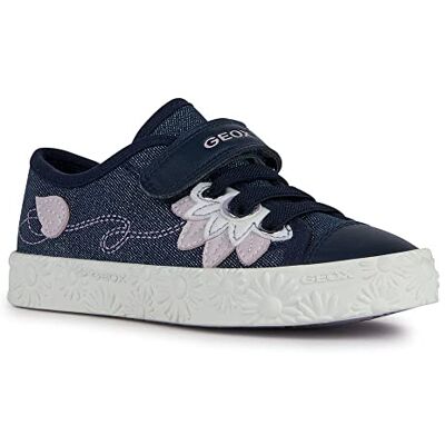 Geox Jr Ciak Girl Sneakers voor meisjes, Donkerblauw, 27 EU Geox Jr Ciak Girl Sneakers voor meisjes, Donkerblauw, 27 EU