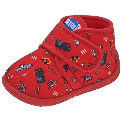 Chicco Enkellaarsjes met klittenbandsluiting, pantoffels, rood, 18 EU, Rood, 18 EU Chicco Enkellaarsjes met klittenbandsluiting, pantoffels, rood, 18 EU, Rood, 18 EU
