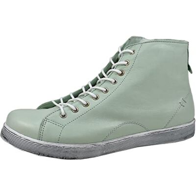 Andrea Conti Dames vetersneakers, groen, 37 EU Andrea Conti Dames vetersneakers, groen, 37 EU