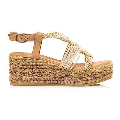 MTNG FRIDA 50595 Damessandalen met sleehak, casual sandalen met sleehak, gespsluiting, Ruw, 41 EU MTNG FRIDA 50595 Damessandalen met sleehak, casual sandalen met sleehak, gespsluiting, Ruw, 41 EU