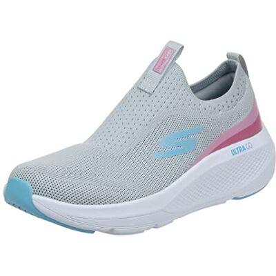 Skechers womens Sneaker, Gray/Pink, 10 US Skechers womens Sneaker, Gray/Pink, 10 US