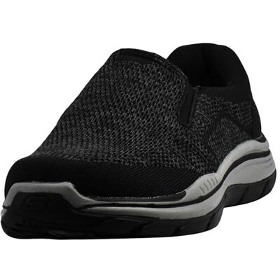 Skechers Men's Expected 2.0-Arago Slip On Canvas Loafer, Black, 10 Medium US Skechers Men's Expected 2.0-Arago Slip On Canvas Loafer, Black, 10 Medium US