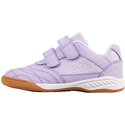 Kappa Kickoff Kids 260509K indoorschoenen voor kinderen, Lilac White, 25 EU Kappa Kickoff Kids 260509K indoorschoenen voor kinderen, Lilac White, 25 EU