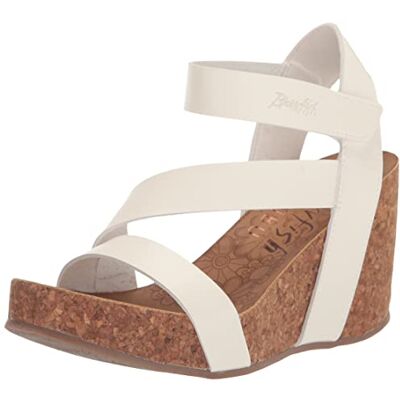 Blowfish Malibu Hapuku Wedge sandaal voor dames, Kokos kleurstof, 38 EU Blowfish Malibu Hapuku Wedge sandaal voor dames, Kokos kleurstof, 38 EU