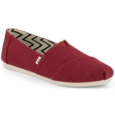 TOMS Dames Alpargata Loafer Flat, Ruby Heritage Canvas, 5 UK, Ruby Heritage Canvas, 37.5 EU TOMS Dames Alpargata Loafer Flat, Ruby Heritage Canvas, 5 UK, Ruby Heritage Canvas, 37.5 EU