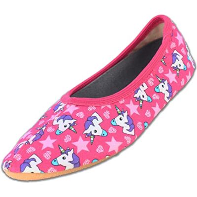 Beck Meisjes Pink Horse Ballet Flat, roze, 33 EU Beck Meisjes Pink Horse Ballet Flat, roze, 33 EU