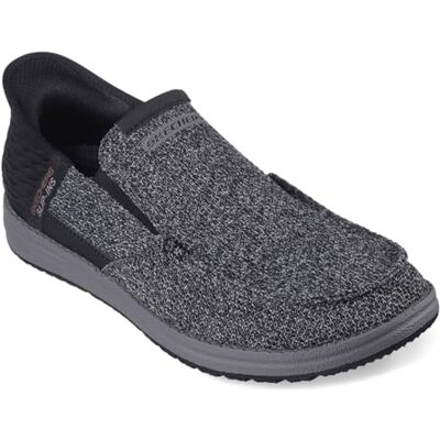 Skechers Slip-ins Relaxed Fit Melson Bentin 210596 Black 9.5 Skechers Slip-ins Relaxed Fit Melson Bentin 210596 Black 9.5