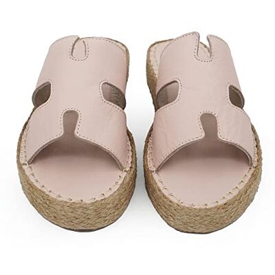 Bonateks Dames DERBTRLKY100272 Wedge Sandaal, beige, 37 EU, beige, 37 EU Bonateks Dames DERBTRLKY100272 Wedge Sandaal, beige, 37 EU, beige, 37 EU