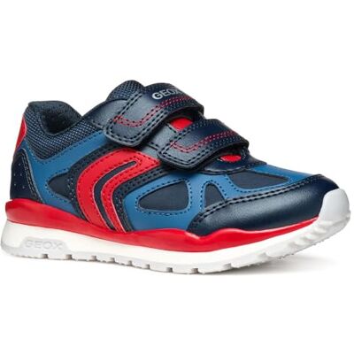 Geox Jongen J Pavel D lage sneakers, Navy Red, 24 EU Geox Jongen J Pavel D lage sneakers, Navy Red, 24 EU
