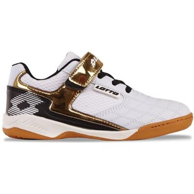 Lotto Kids Sportschoen - Wit-Goud - Sportief, Multicolor, Synthetisch Lotto Kids Sportschoen - Wit-Goud - Sportief, Multicolor, Synthetisch