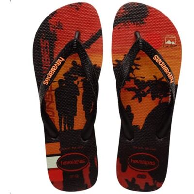 Havaianas Hype, Flip Flop Heren, Zwart Zwart Begonia Oranje, 35/36 EU Havaianas Hype, Flip Flop Heren, Zwart Zwart Begonia Oranje, 35/36 EU