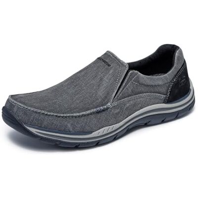 Skechers Verwachte Avillo Mocassin voor heren, Zwart, 42 EU Skechers Verwachte Avillo Mocassin voor heren, Zwart, 42 EU