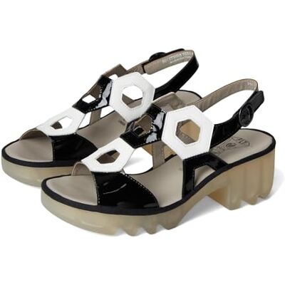 Fly London TEWA573FLY damessandaal, zwart/wit, maat 36, Zwart/Wit, 36 EU Fly London TEWA573FLY damessandaal, zwart/wit, maat 36, Zwart/Wit, 36 EU