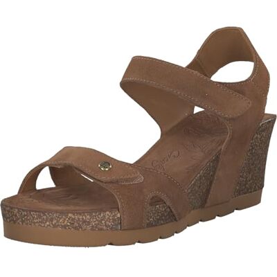 Panama Jack Vila Wedge Sandaal voor dames, Cuero B3, 38 EU Panama Jack Vila Wedge Sandaal voor dames, Cuero B3, 38 EU