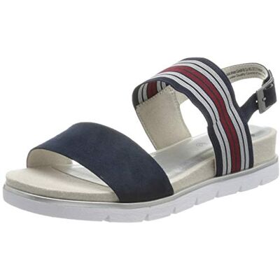 Jana 100% comfort 8-8-28208-26 dames Platte sandaal. Jana 100% comfort 8-8-28208-26 dames Platte sandaal.