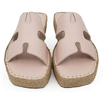Bonateks Dames DERBTRLKY100174 Wedge sandaal, beige, 39 EU, beige, 39 EU Bonateks Dames DERBTRLKY100174 Wedge sandaal, beige, 39 EU, beige, 39 EU