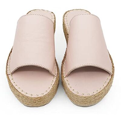 Bonateks Dames DERBTRLKY100321 Wedge sandaal, beige, 36 EU, beige, 36 EU Bonateks Dames DERBTRLKY100321 Wedge sandaal, beige, 36 EU, beige, 36 EU