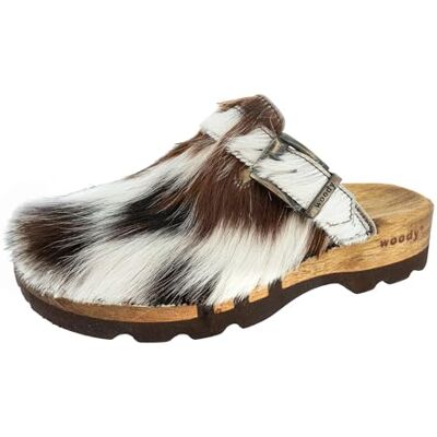 woody Lukas Clog voor heren, bont natuur, 40 EU woody Lukas Clog voor heren, bont natuur, 40 EU