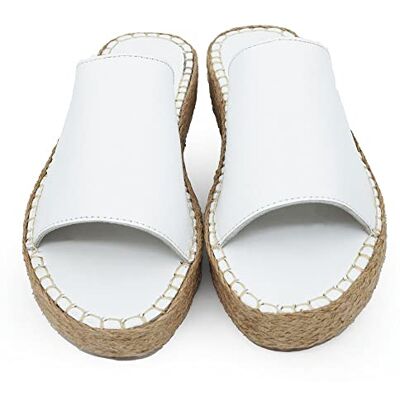 Bonateks Dames DERBTRLKY100307 Wedge Sandal, wit, 37 EU, wit, 37 EU Bonateks Dames DERBTRLKY100307 Wedge Sandal, wit, 37 EU, wit, 37 EU