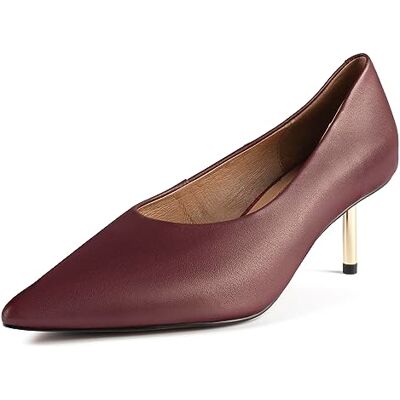 L37 HANDMADE SHOES Damespumps, hoge hakken, natuurlijk leer, handgemaakte schoenen, unieke stijl, Deja Vu Pump, bordeaux, 38 EU, bordeaux, 38 EU L37 HANDMADE SHOES Damespumps, hoge hakken, natuurlijk leer, handgemaakte schoenen, unieke stijl, Deja Vu Pump, bordeaux, 38 EU, bordeaux, 38 EU