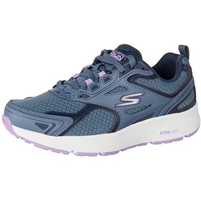 Skechers dames Go Run Consistent Slip On Trainers,Zwart Zwart Leder Synthetisch Roze Trim Textiel Bkpk Blk,36 EU Skechers dames Go Run Consistent Slip On Trainers,Zwart Zwart Leder Synthetisch Roze Trim Textiel Bkpk Blk,36 EU