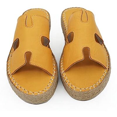 Bonateks Dames DERBTRLKY100276 Wedge Sandaal, Oranje, 36 EU, oranje, 36 EU Bonateks Dames DERBTRLKY100276 Wedge Sandaal, Oranje, 36 EU, oranje, 36 EU