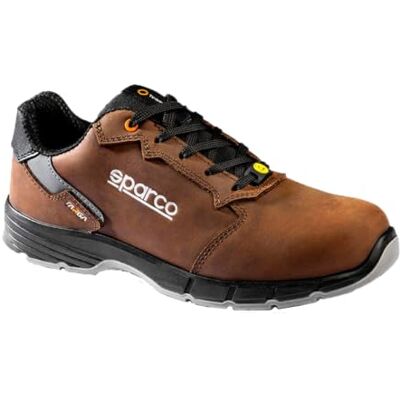 Sparco Targa-h ESD S3s SR FO, veiligheidsschoenen voor volwassenen, uniseks, Bruin, 46 EU Sparco Targa-h ESD S3s SR FO, veiligheidsschoenen voor volwassenen, uniseks, Bruin, 46 EU
