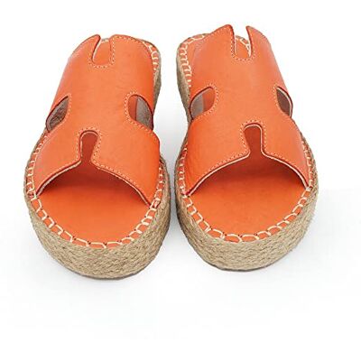 Bonateks Dames DERBTRLKY100293 Wedge Sandaal, Oranje, 38 EU, oranje, 38 EU Bonateks Dames DERBTRLKY100293 Wedge Sandaal, Oranje, 38 EU, oranje, 38 EU