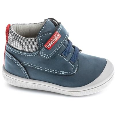 Pablosky Leader-tech babylaarzen met klittenbandsluiting, Blauw, 19 EU Ancho Pablosky Leader-tech babylaarzen met klittenbandsluiting, Blauw, 19 EU Ancho