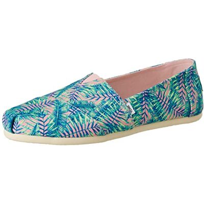 TOMS Vrouwen Alpargata PrintLoafer Flat, Roze Palm, 35.5 EU TOMS Vrouwen Alpargata PrintLoafer Flat, Roze Palm, 35.5 EU