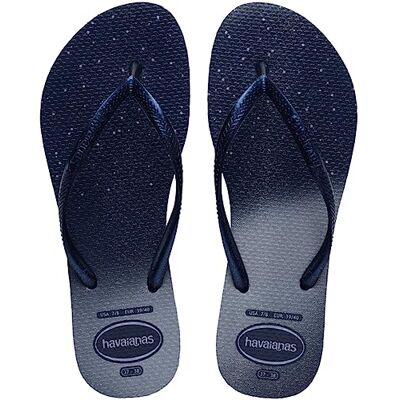 Havaianas Slim Gloss, Flip Flop Dames, Marineblauw Marineblauw, 34 EU Havaianas Slim Gloss, Flip Flop Dames, Marineblauw Marineblauw, 34 EU