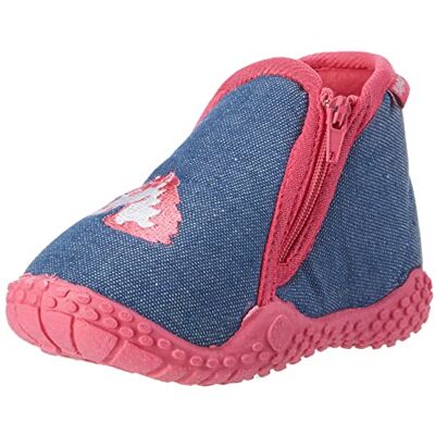 Playshoes Eenhoornpantoffels voor jongens en meisjes, jeansblauw, 30/31 EU Playshoes Eenhoornpantoffels voor jongens en meisjes, jeansblauw, 30/31 EU